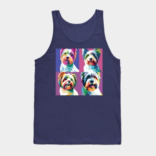 Biewer Terrier Pop Art - Dog Lover Gifts Tank Top